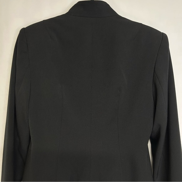 Apt 9 Womens Blazer Jacket Size 2 Open Front Pockets Classic Office Career Black - Picture 5 of 13